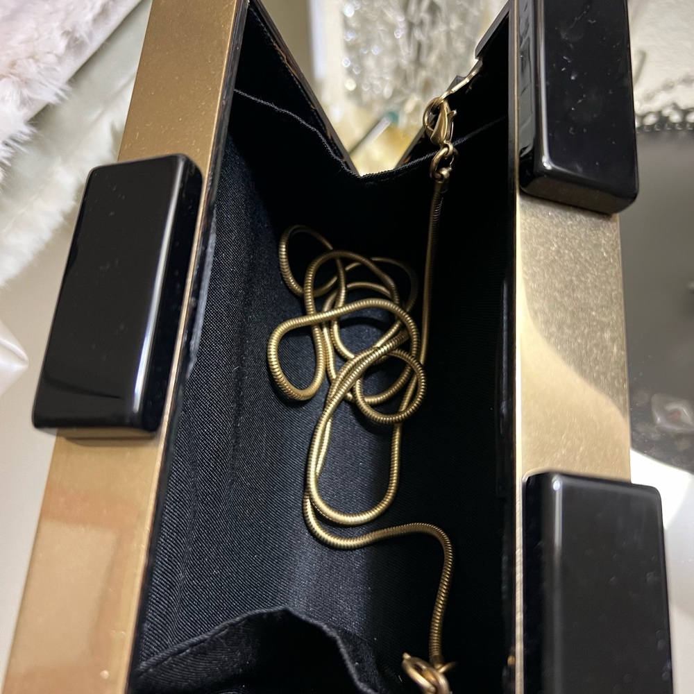 Bronze Acrylic clutch - Picture 2 of 4